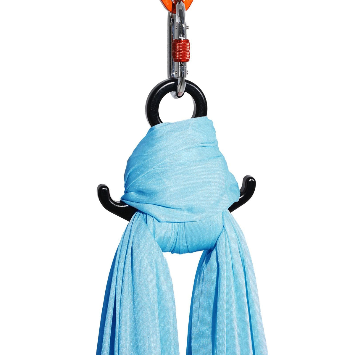Aerial Yoga Hammock, Maximum 300 lbs Load Aerial Silk, Yoga Swing with Nylon Fabric, Daisy Rope, PE Zipper Bag, Gymnastics Swings Suitable for Men and Women, Dual-Function Hammock & Swing