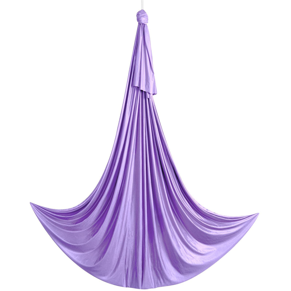 Aerial Yoga Hammock & Swing, 4.4 Yards, Yoga Starter Kit with 100gsm Nylon Fabric, Full Rigging Hardware and Easy Set-up Guide, Antigravity Flying for All Levels Fitness Bodybuilding, Purple
