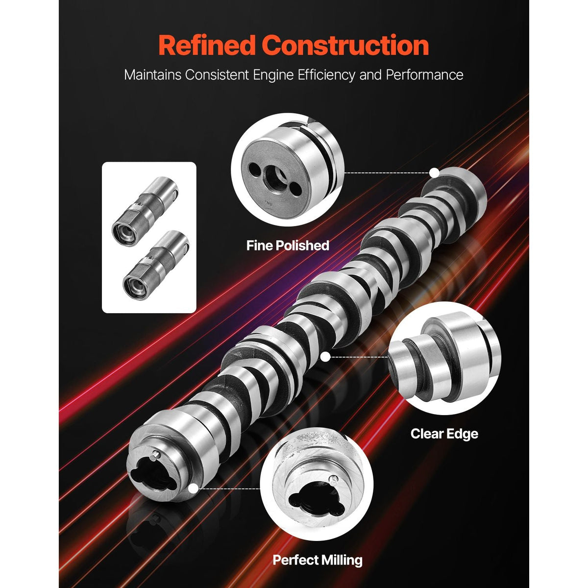 AFM Disabled Kit with Camshaft Lifters, 19-Piece Set, Fit 2007-2013 Chevrolet Avalanche/Suburban 1500/Tahoe, 2007 Silverado 1500 CLASSIC/GMC Sierra 1500 CLASSIC, 5.3L 4.8L Truck/SUV Engines