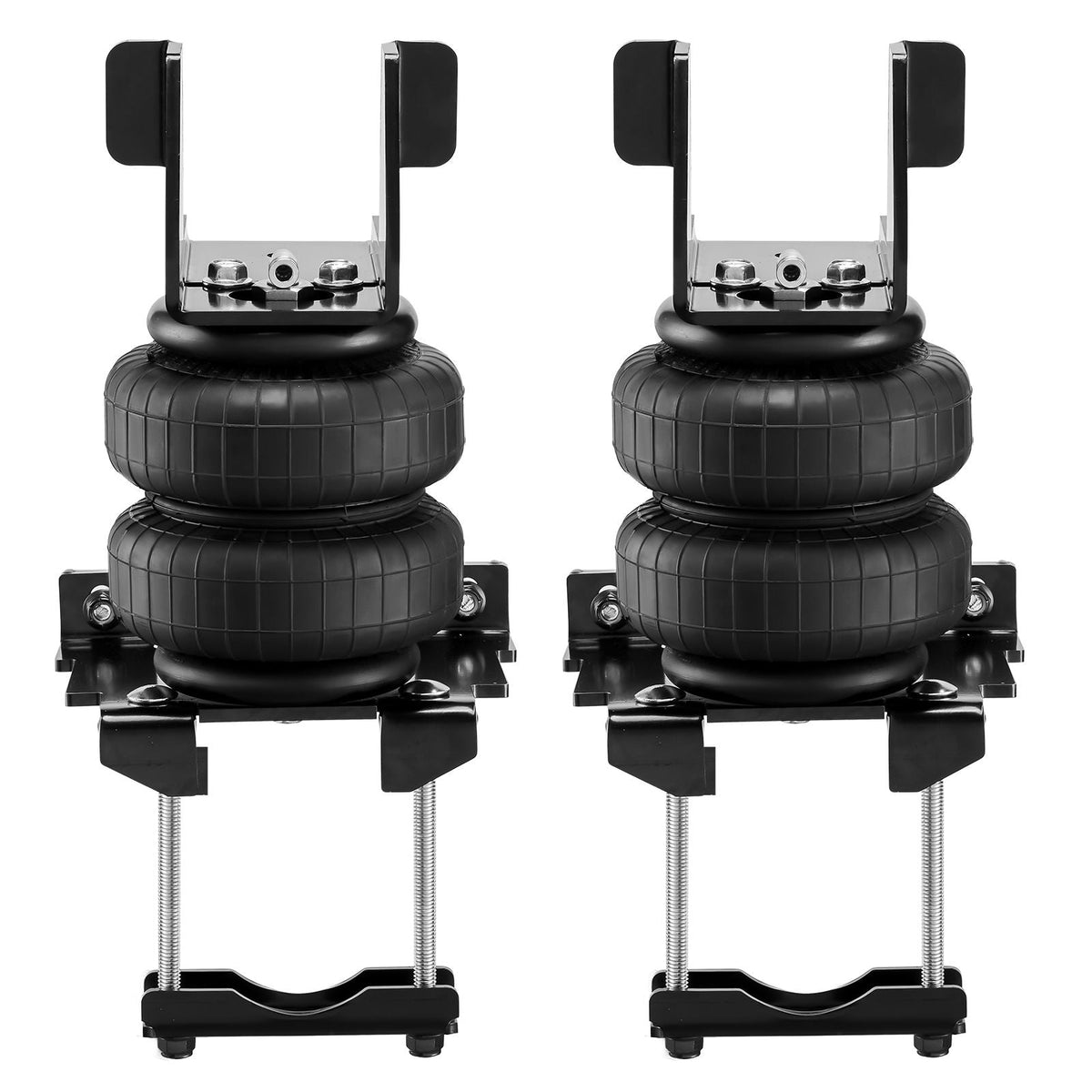 Air Bag Suspension Kit, Air Springs Suspension Bag Kit Compatible with 2007-2018 Chevrolet Silverado 1500 and GMC Sierra 1500 2WD 4WD, 5000 lbs Loading, 5 to 100 PSI