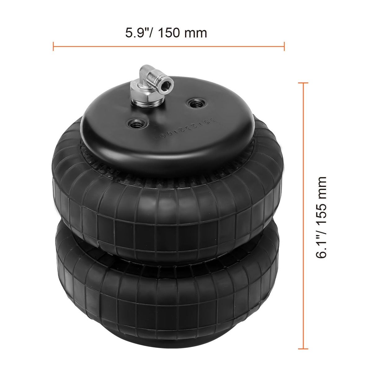 Air Bag Suspension Kit, Air Springs Suspension Bag Kit Compatible with 2007-2018 Chevrolet Silverado 1500 and GMC Sierra 1500 2WD 4WD, 5000 lbs Loading, 5 to 100 PSI