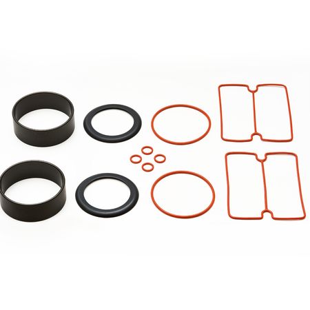 Air Compressor Cylinder Sleeve & Compression Ring Kit, Stainless Steel Air Compressor Replacement Parts, Head Gaskets, Cylinder O-Rings, Sleeves, Piston Rings, Fits 5.2 CFM Compressors