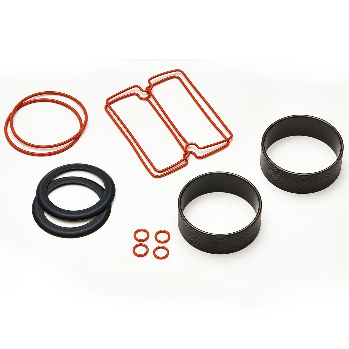 Air Compressor Cylinder Sleeve & Compression Ring Kit, Stainless Steel Air Compressor Replacement Parts, Head Gaskets, Cylinder O-Rings, Sleeves, Piston Rings, Fits 5.2 CFM Compressors