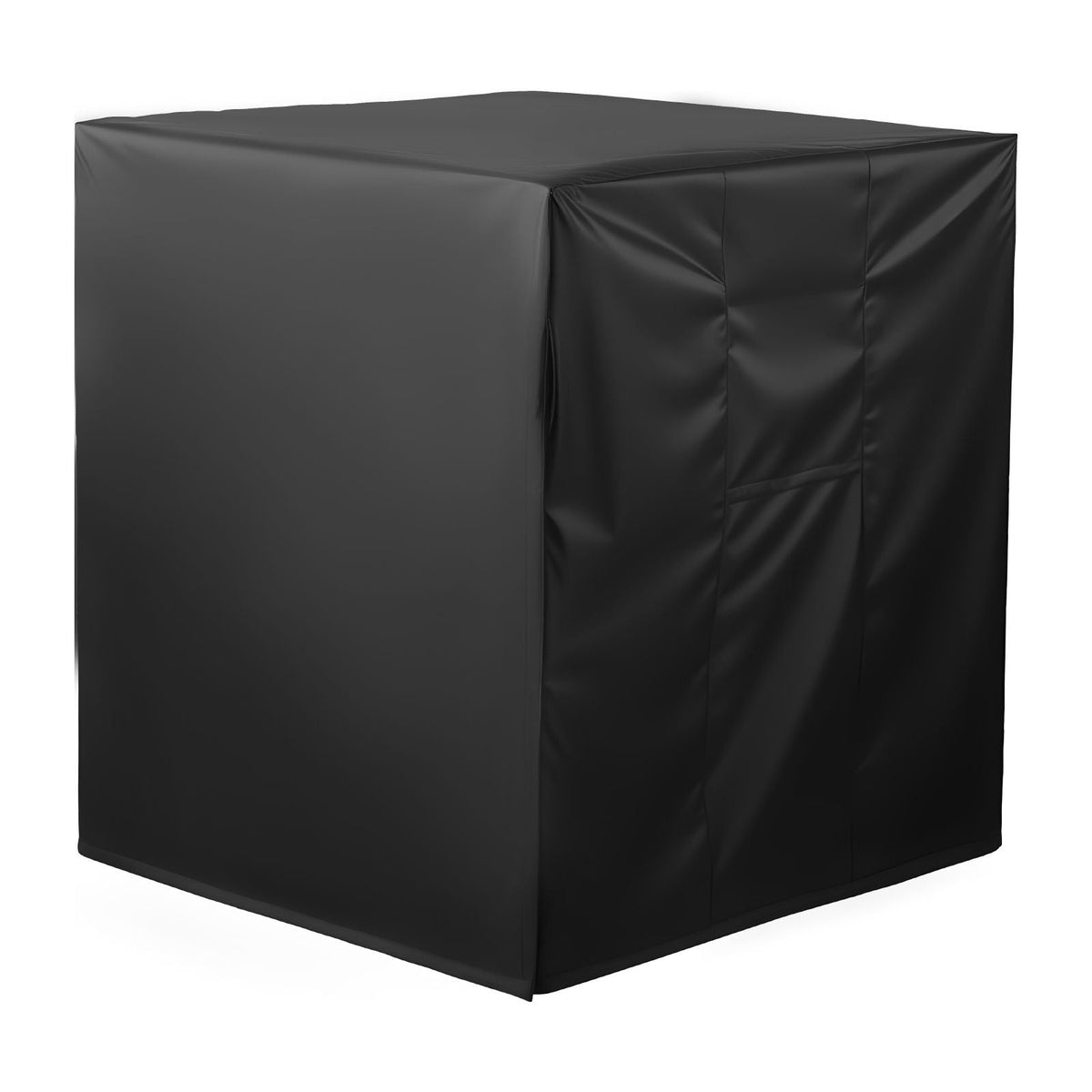 Air Conditioner Cover, 30 x 30 x 32 inch Ac Cover for Air Conditioning Unit, Three-Layer, Waterproof Polyester Fabric, Mesh Ventilation, Universal Defender for Outdoor Outside Ac Unit, Black