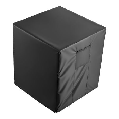 Air Conditioner Cover, 34 x 34 x 30 inch Ac Cover for Air Conditioning Unit, Three-Layer, Waterproof Polyester Fabric, Mesh Ventilation, Universal Defender for Outdoor Outside Ac Unit, Black