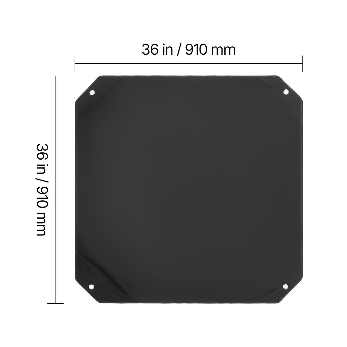 Air Conditioner Cover for Outside Units, 36 x 36 inch Central AC Cover for Air Conditioning Unit, Top Universal Mesh Defender Rainproof Easy Install for Outdoor Outside All Seasons, Black