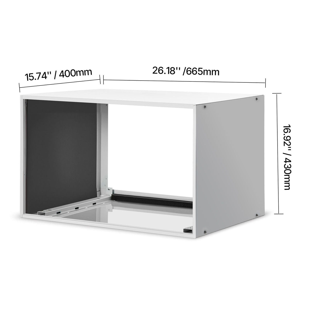 Air Conditioner Wall Sleeve, 26 in Through the Wall Air Conditioner Sleeve, Wall Sleeve, Compatible with Most Brands of Through the Wall AC, Durable and Weather-Resistant Insulation Accessories
