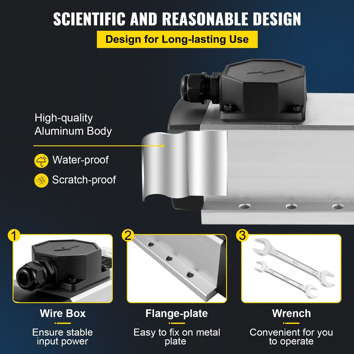 Air Cooled Spindle Motor 2.2KW CNC Spindle Motor 220V Square Air Cooled Spindle Motor ER20 Collet 24000 RPM CNC Spindle 6A Spindle Motor 400 Hz for CNC Router Engraving Milling Machine