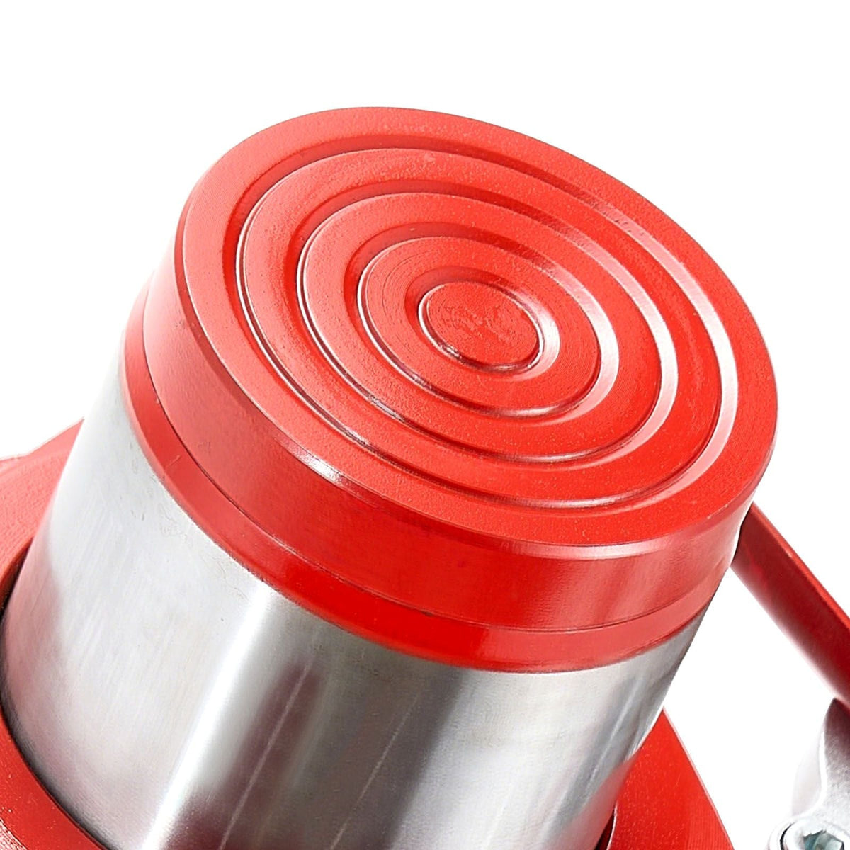 Air Hydraulic Bottle Jack, 50 Ton (110231.5 lbs) Capacity, 10.4-16.1 Inch Lifting Range, Pneumatic/Manual Heavy Duty Welded Bottle Jack with Pump for Car, SUV, Pickup, Truck, RV Auto Repair, Red