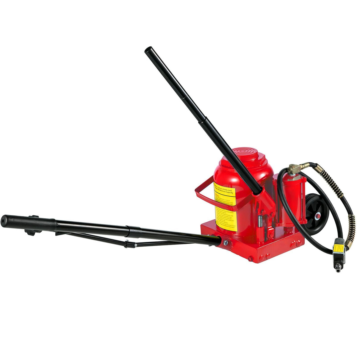 Air Hydraulic Bottle Jack 50 Ton Bottle Jack 110231lbs Air Jack Rugged Steel Construction Heavy Duty for Auto Truck RV Repair Lift Tools