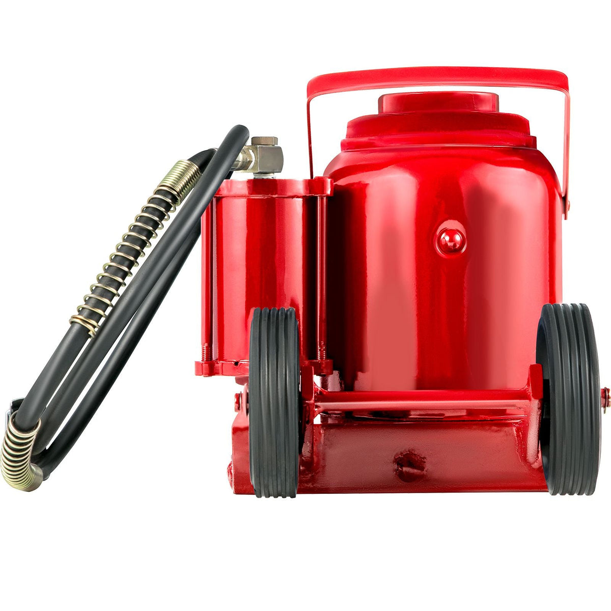 Air Hydraulic Bottle Jack 50 Ton Bottle Jack 110231lbs Air Jack Rugged Steel Construction Heavy Duty for Auto Truck RV Repair Lift Tools