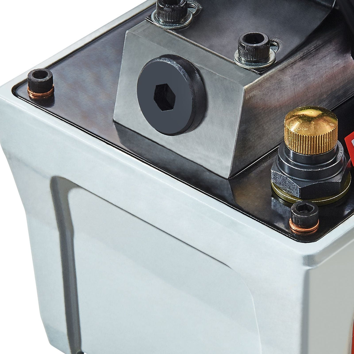 Air Hydraulic Pump, 10,000 PSI 1/2 Gal Reservoir, NPT 3/8" Oil Outlet, NPT 1/4" Inlet, 6.6 ft Pipe, Foot Actuated Hydraulic Pump Air Treadle for Auto Body Frame Machines and Pulling Post, Gray