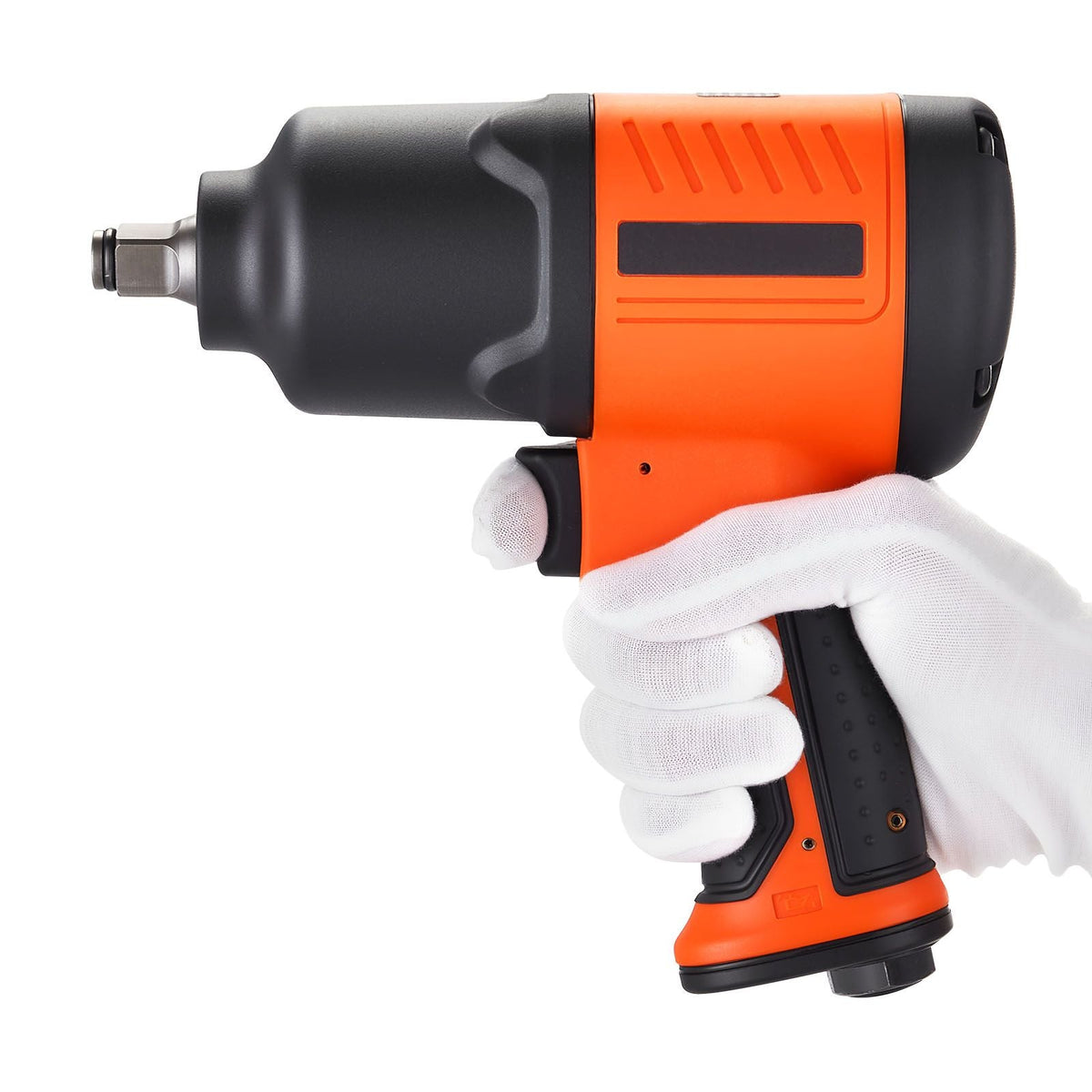 Air Impact Wrench, 1/2" Drive Pneumatic Impact Wrench Up to 1100 ft-lbs Reverse Torque, 7500RPM 4-Speed Adjustable & Lightweight Pneumatic Gun for Auto Repairs and Maintenance