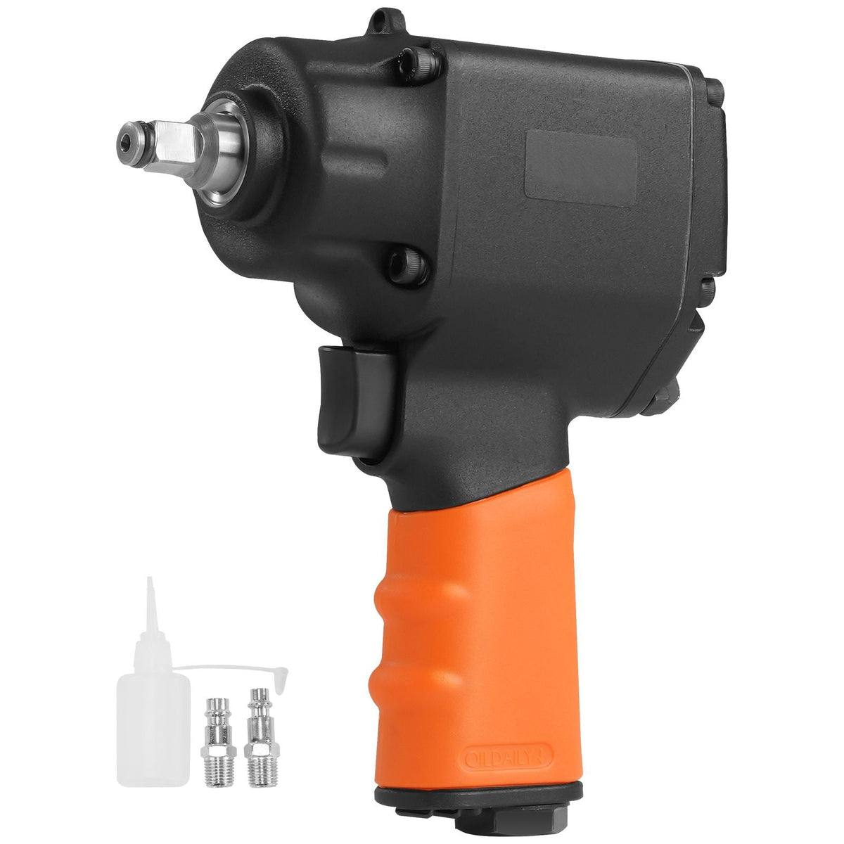 Air Impact Wrench, 3/8-Inch Drive Air Impact Gun, Up to 690ft-lbs Nut-busting Torque, Lightweight Pneumatic Impact Wrench for Auto Repairs and Maintenance