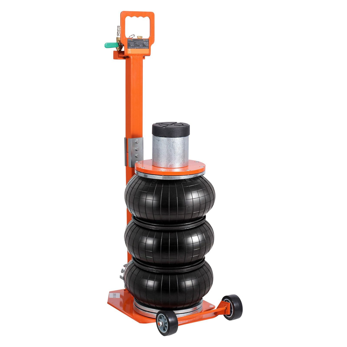 Air Jack, 3 Ton/6600 lbs, 1-6S Pneumatic Lifting Jack with Heightened Column & Adjustable Handle, Compact, Easy-to-Lift & Space-Saving Jack with Thick Rubber Pad