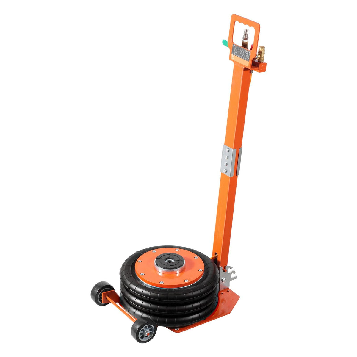 Air Jack, 3 Ton/6600 lbs, 1-6S Pneumatic Lifting Jack with Heightened Column & Adjustable Handle, Compact, Easy-to-Lift & Space-Saving Jack with Thick Rubber Pad
