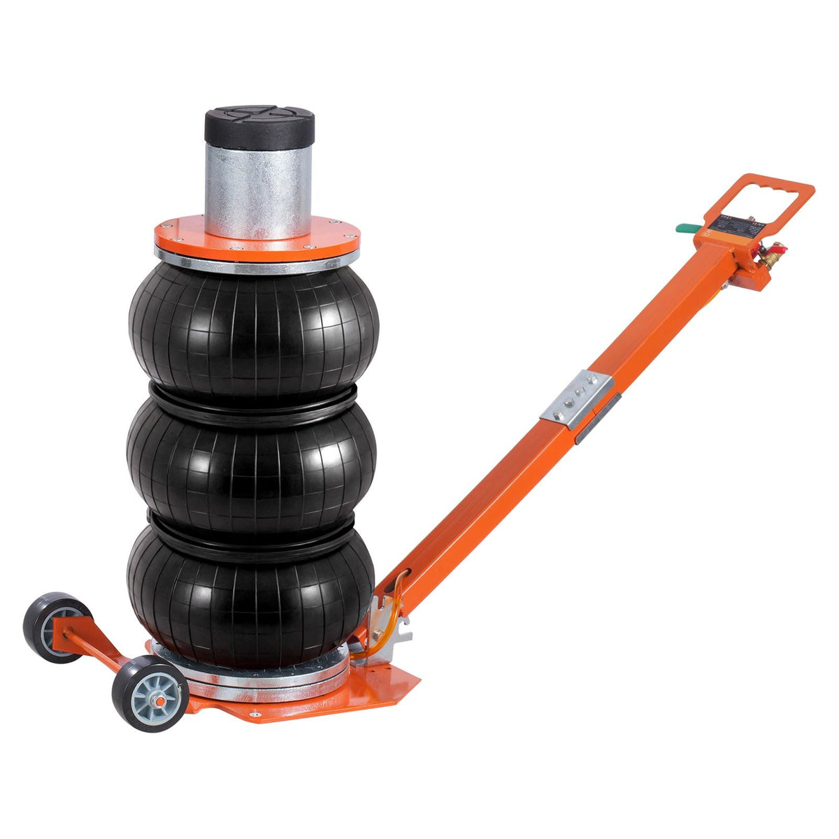 Air Jack, 3 Ton/6600 lbs, 1-6S Pneumatic Lifting Jack with Heightened Column & Adjustable Handle, Compact, Easy-to-Lift & Space-Saving Jack with Thick Rubber Pad