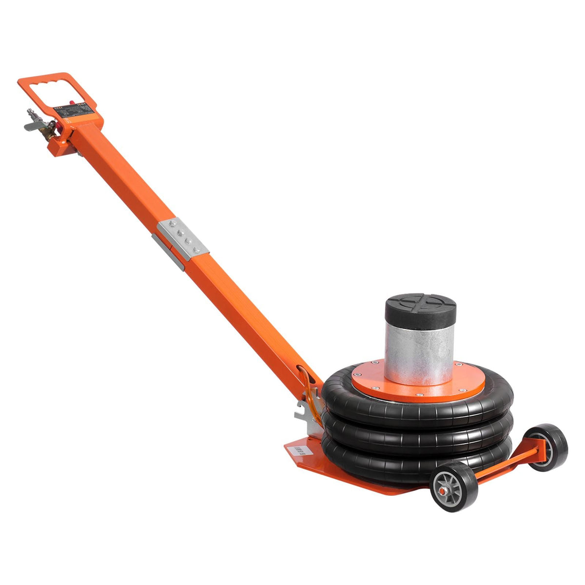Air Jack, 3 Ton/6600 lbs, 1-6S Pneumatic Lifting Jack with Heightened Column & Adjustable Handle, Compact, Easy-to-Lift & Space-Saving Jack with Thick Rubber Pad