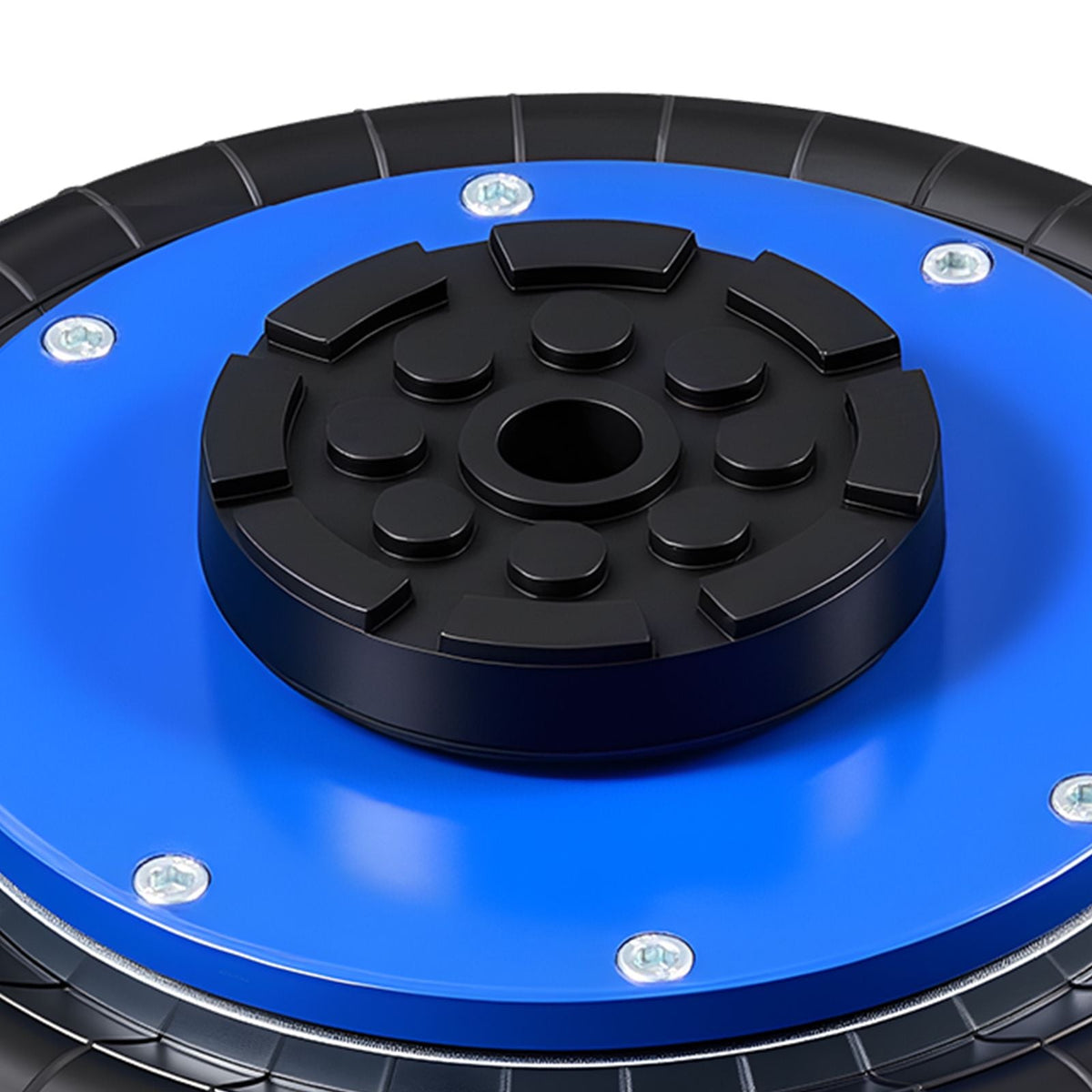 Air Jack, 3 Ton/6613 lbs Triple Bag Air Jack, Airbag with Six Steel Pipes, Lift Up to 17.7 inch/450 mm, 1-6 s Fast Lifting Pneumatic with Long Handle & Rubber Pad for Cars, SUVs, Pickup Trucks