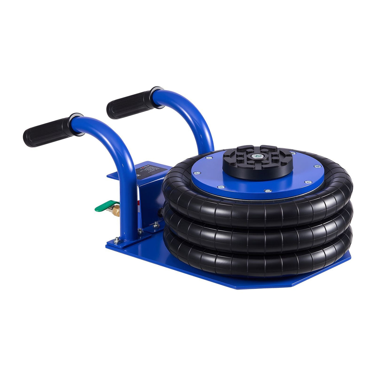 Air Jack, 3 Ton/6613 lbs Triple Bag Air Jack, Airbag with Six Steel Pipes, Lift Up to 17.7 inch/450 mm, 1-6 s Fast Lifting Pneumatic with Short Handles for Car, SUV, Pickup Truck Repair, Garage