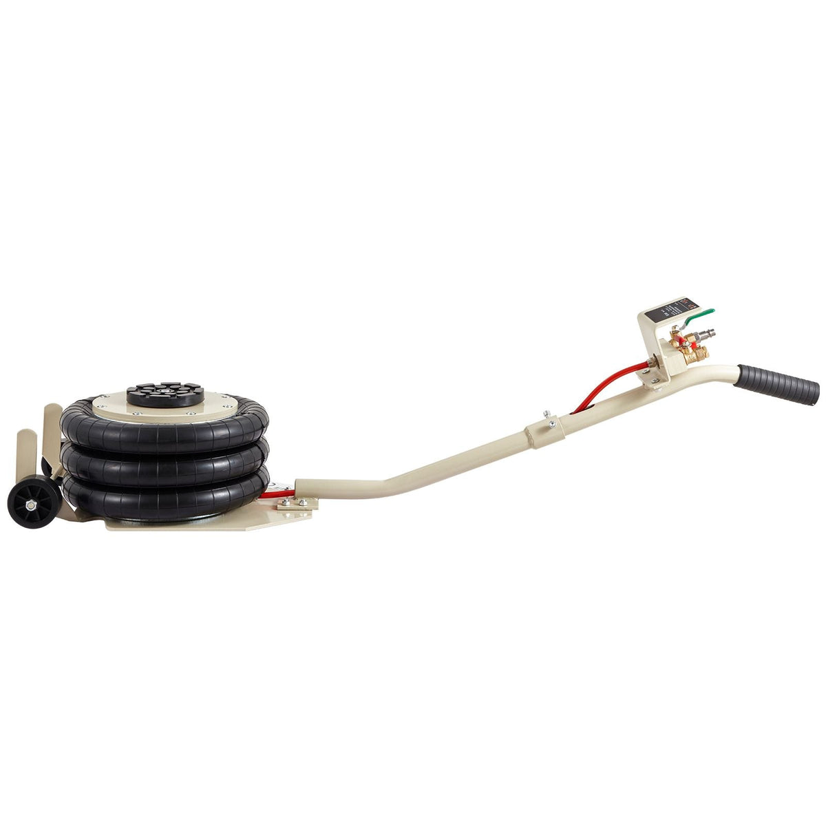 Air Jack, 3T / 6600 lbs Triple Bag Air Jack, Airbag Jack with Six Steel Pipes, Lift up to 17.7 inch/450 mm, 3-5 s Fast Lifting Pneumatic Jack, with Long Handles for Car, Garage, Repair