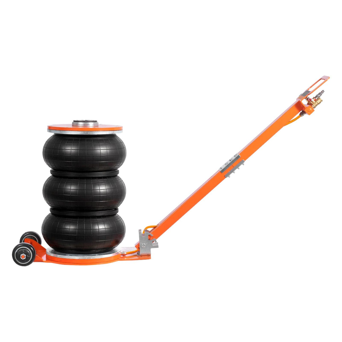 Air Jack, 5 Ton/11000 lbs, 4-10 S Pneumatic Lifting Jack with Heightened Column & Adjustable Handle, Easy-to-Lift & Space-Saving Jack with Thick Rubber Pad, Fits for Sedan, SUV, Pickup Truck