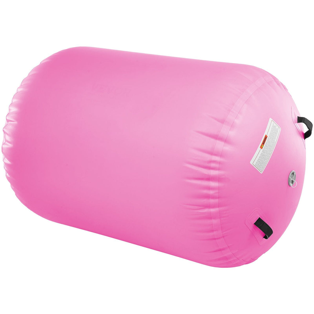 Air Mat Tumble Track Air Spot, Round Inflatable Air Roller, Air Barrel Gymnastic Equipment with Electric Pump, Tumbling Backbend Trainer for Home Use/Gym/Yoga/Cheerleading/Beach/Park/Water, Pink
