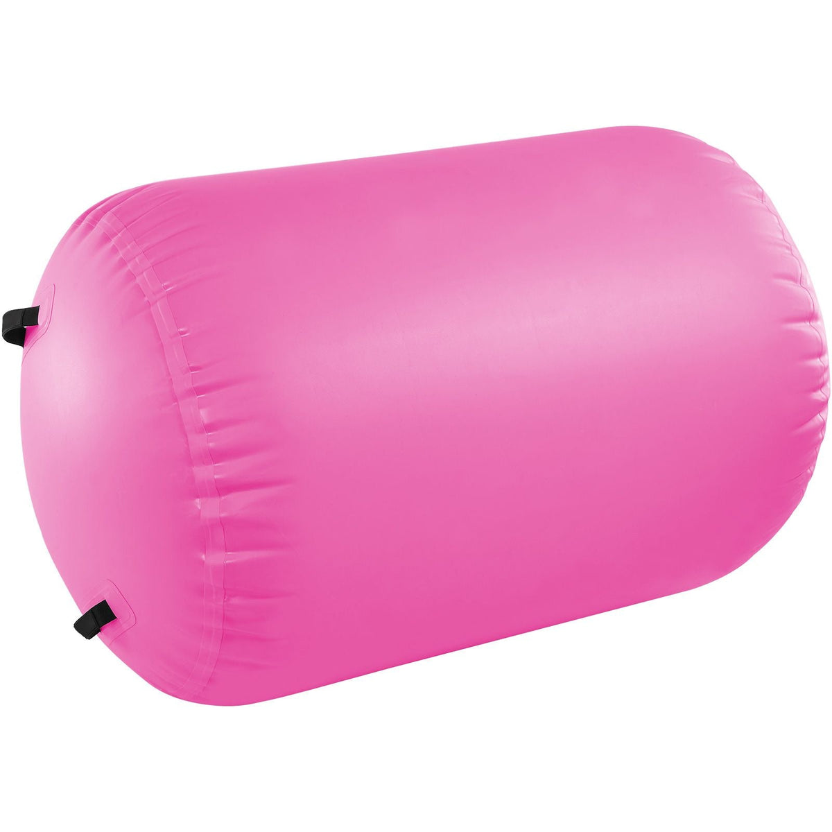Air Mat Tumble Track Air Spot, Round Inflatable Air Roller, Air Barrel Gymnastic Equipment with Electric Pump, Tumbling Backbend Trainer for Home Use/Gym/Yoga/Cheerleading/Beach/Park/Water, Pink