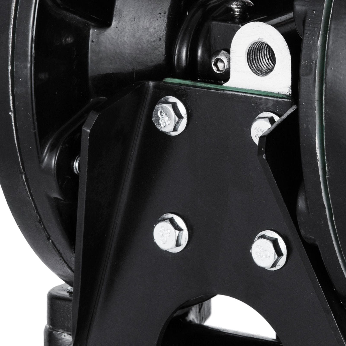 Air-Operated Double Diaphragm Pump 1 inch Inlet Outlet Aluminum 24 GPM Max 120PSI for Industrial Use