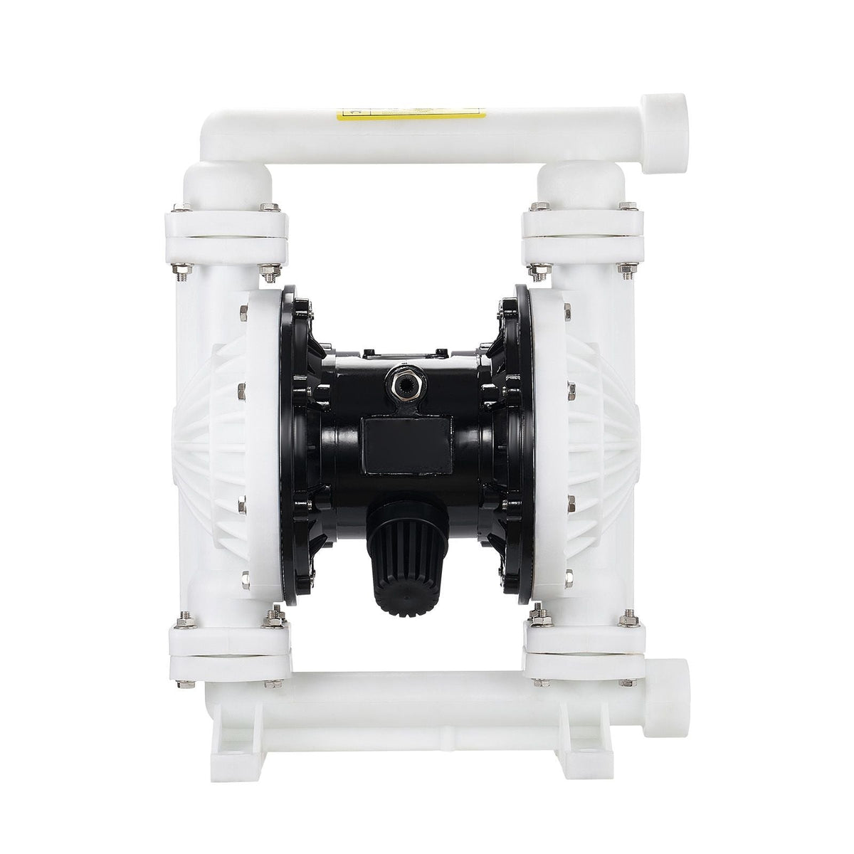 Air Operated Double Diaphragm Pump, 25 GPM, 1 inch Inlet & Outlet Pneumatic Waste Oil Transfer Pump, Max 100 PSI, Polypropylene Body, Air-Operated for Diesel, Grease, Kerosene, Gasoline & Oil