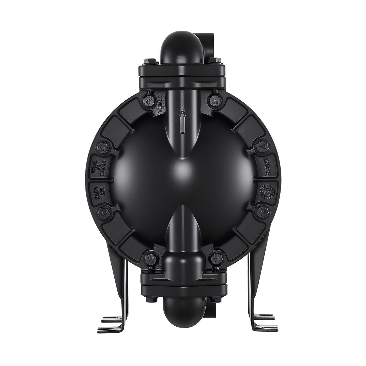 Air Operated Double Diaphragm Pump, 35 GPM, 1 inch Inlet & Outlet Pneumatic Waste Oil Transfer Pump, Max 114 PSI, Aluminum Alloy Body, Air-Operated for Diesel, Grease, Kerosene, Gasoline & Oil