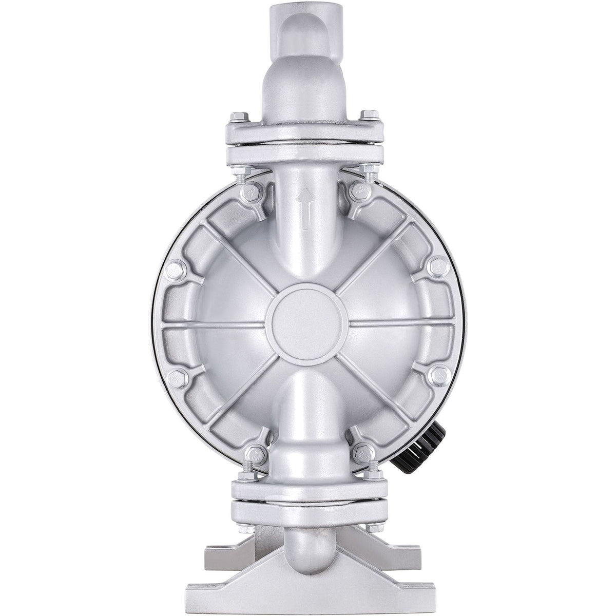 Air Operated Double Diaphragm Pump, 44GPM, Max 115PSI Air Waste Oil Pneumatic Transfer Pump with 2 Extra Diaphragms, 1-1/2 inch Inlet & Outlet Aluminum Alloy Diaphragm Pump for Diesel Grease Oil
