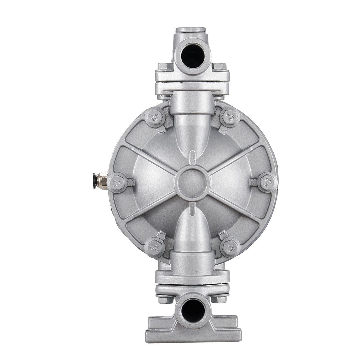 Air Operated Double Diaphragm Pump, 6.6 GPM, 3/8 inch Inlet & Outlet Pneumatic Waste Oil Transfer Pump, Max 100 PSI, Aluminum Alloy Body, Air-Operated for Diesel, Grease, Kerosene, Gasoline
