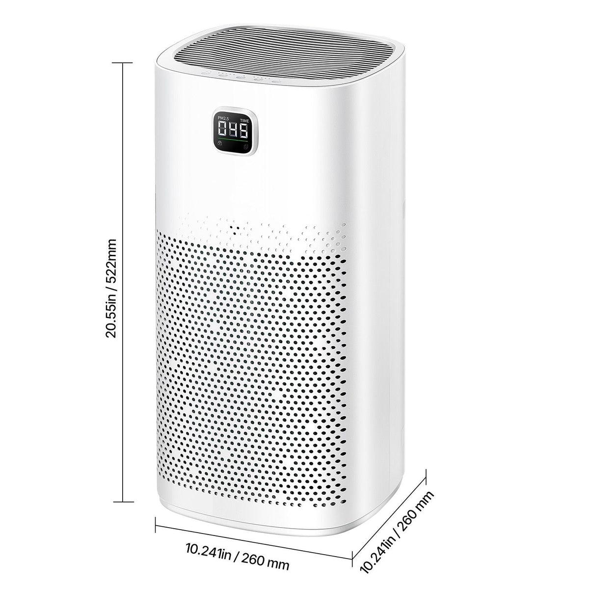 Air Purifier, H13 HEPA Layer, 2018 ft²/h Smart Air Purifier with Speed Control & Child Lock Guard, Efficient Air Cleaner with Convenient Touch Panel & 23 dB Sleep Mode, Fit for Home & Office
