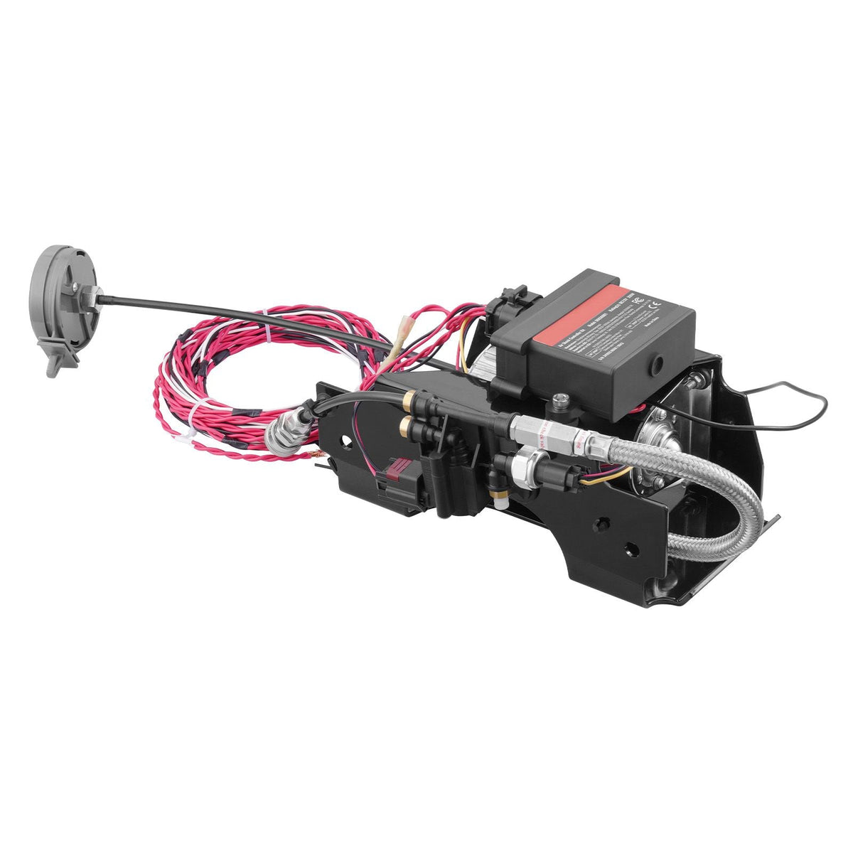 Air Shock Controller Kit, 12V 100PSI Wireless On Board Air Compressor System, App or Remote Control Air Ride Suspension Compressor Kit with Single Path System, Inflator & Air Line for Truck Van