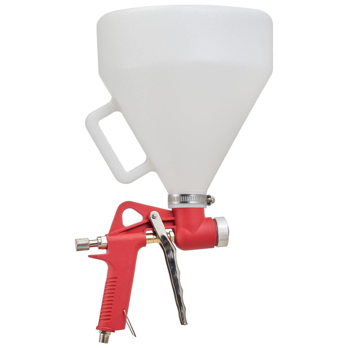 Air Texture Spray Gun, 1.45 Gallon Air Hopper Spray Gun, Professional Drywall Texture Painting Sprayer with 3 Nozzles (3.5mm, 6mm, 8mm) for Popcorn, Knockdown, Orange Peel Textures