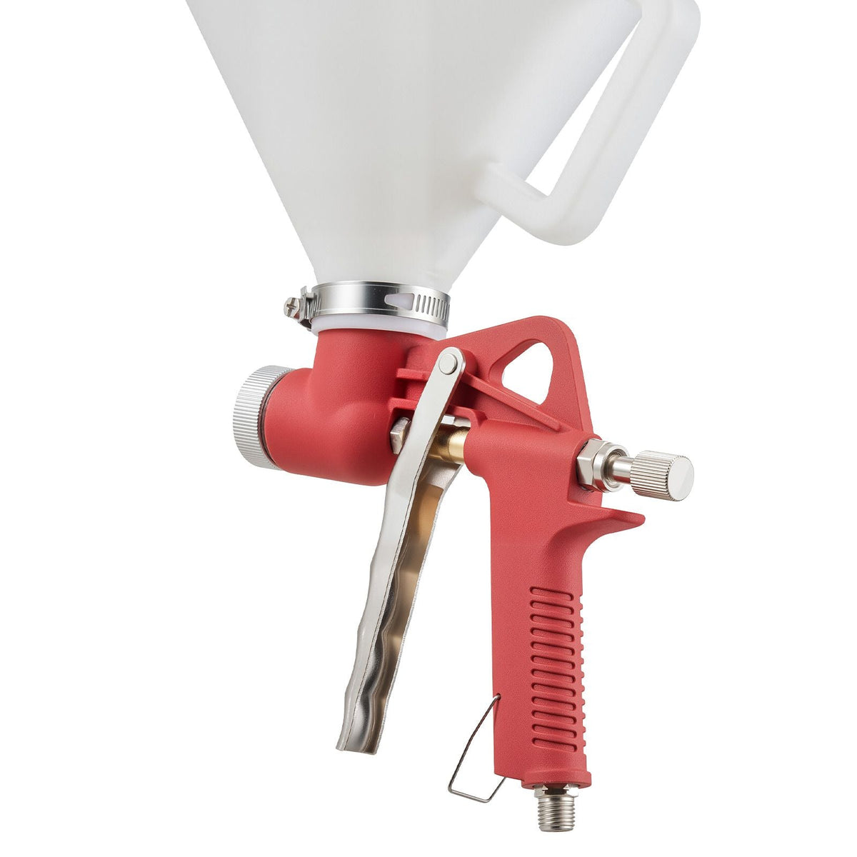 Air Texture Spray Gun, 1.45 Gallon Air Hopper Spray Gun, Professional Drywall Texture Painting Sprayer with 3 Nozzles (3.5mm, 6mm, 8mm) for Popcorn, Knockdown, Orange Peel Textures