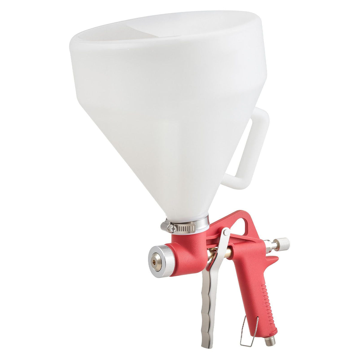 Air Texture Spray Gun, 1.45 Gallon Air Hopper Spray Gun, Professional Drywall Texture Painting Sprayer with 3 Nozzles (3.5mm, 6mm, 8mm) for Popcorn, Knockdown, Orange Peel Textures