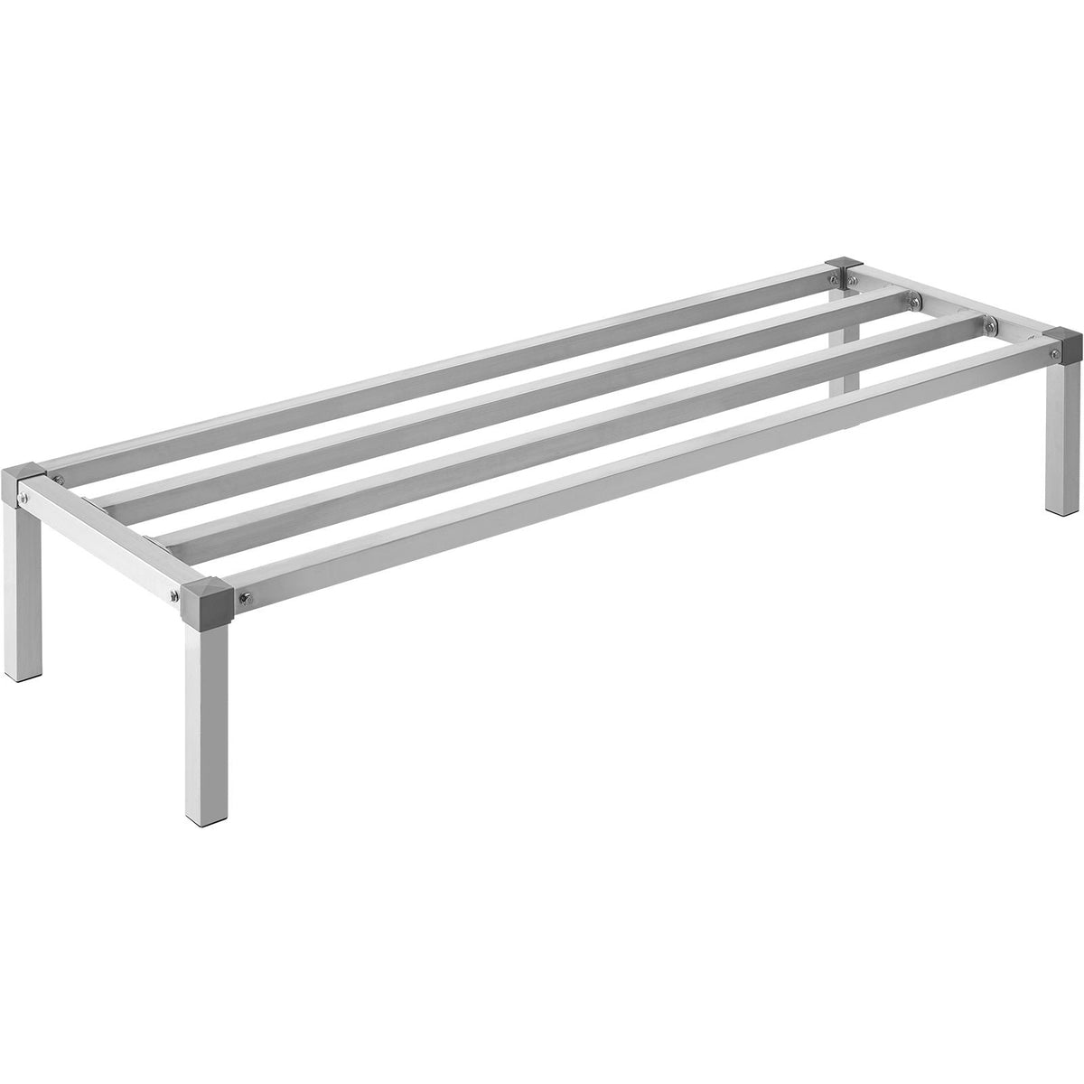 Aluminum Dunnage Rack, 60' x 20' Commercial Food Floor Rack, 12' Off the Floor, 1000 lbs Capacity All-Welded Aluminum Storage Rack, for Storage in Restaurants, Kitchens, Garages and Vehicles