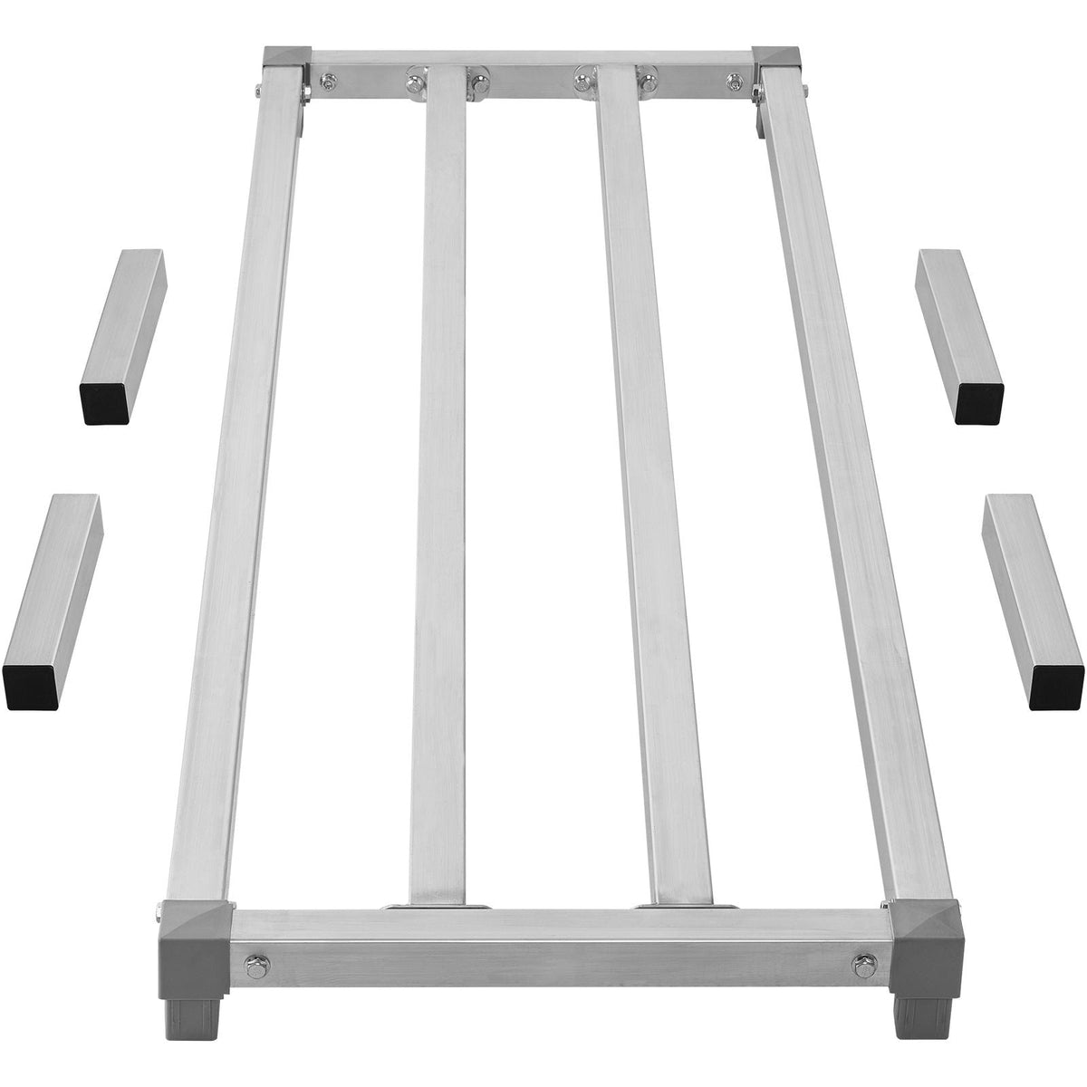 Aluminum Dunnage Rack, 60' x 20' Commercial Food Floor Rack, 12' Off the Floor, 1000 lbs Capacity All-Welded Aluminum Storage Rack, for Storage in Restaurants, Kitchens, Garages and Vehicles