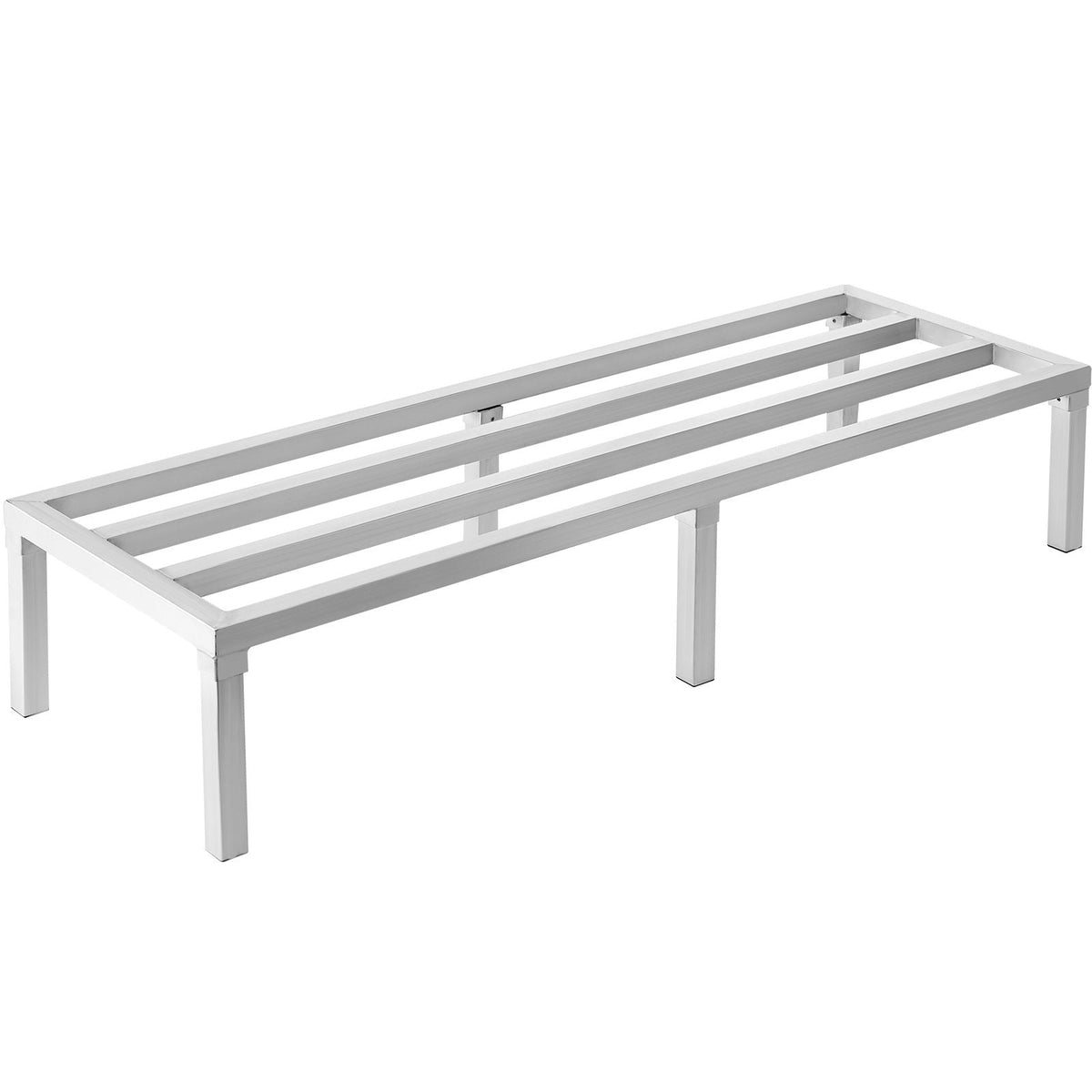 Aluminum Dunnage Rack, 60' x 20' Commercial Food Floor Rack, 12' Off the Floor, 1800 lbs Capacity All-Welded Aluminum Storage Rack, for Storage in Restaurants, Kitchens, Garages and Vehicles
