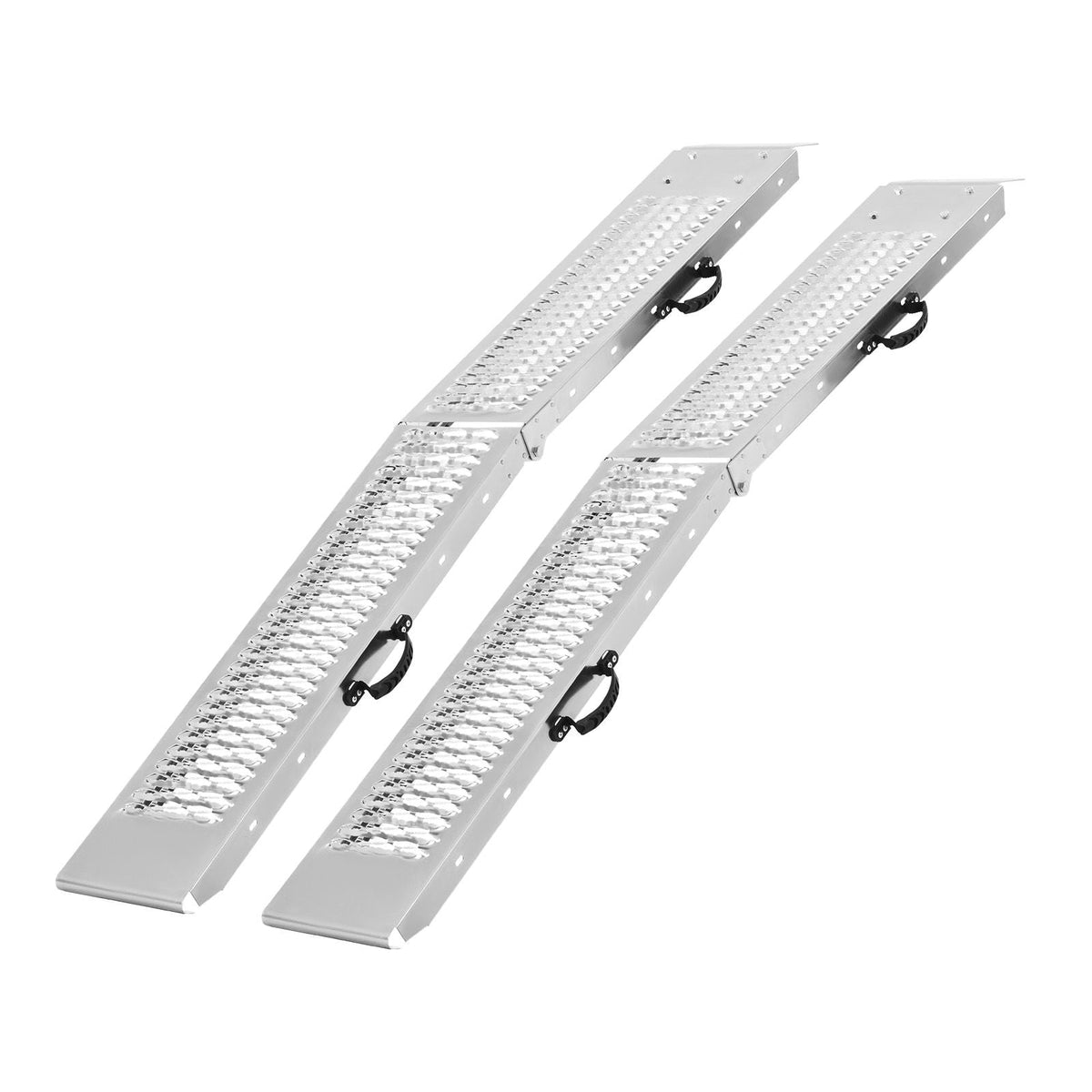 Aluminum Ramps, 1000 lbs, 2Pcs Heavy-duty Ramps with Wider Ramp Surface, Universal Stable Loading Ramp with Handles, Fit for ATV, UTV, Motorcycle, Electric Bicycle, etc.