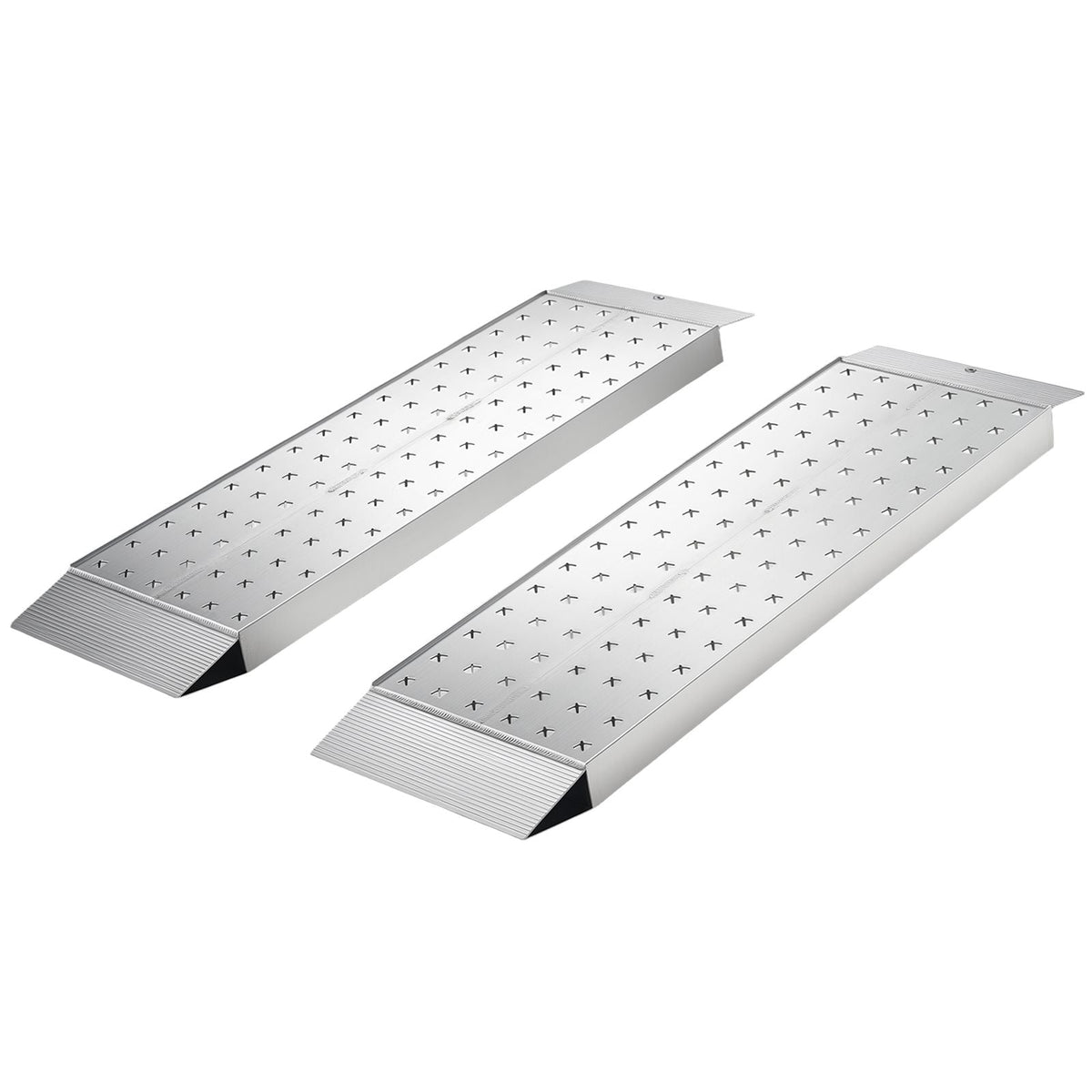 Aluminum Trailer Ramps, 2PCS 39 x 12 in, Heavy-Duty ATV Ramp Set with Anti-Slip Plates, 3000LBS Combined Capacity Loading Ramps for Motorcycles, Lawn Mowers, Farm Tractors, Carts