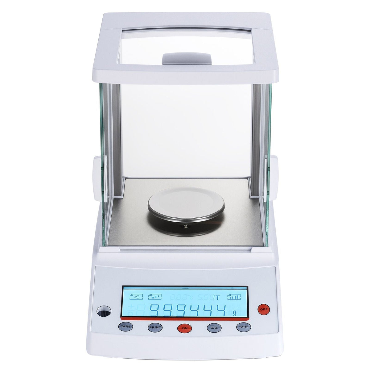 Analytical Balance, 120 g x 0.001 g High Precision Accuracy Lab Scale, g/oz/ct/mg 4 Units Electronic Digital Analytical Balance with Glass Draft Shield, for Laboratory Jewelry Pharmacy