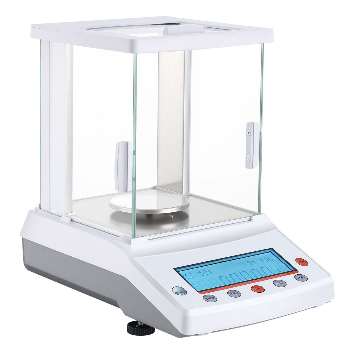 Analytical Balance, 120 g x 0.1 mg, 0.0001 g High Precision Accuracy Lab Scale, g/oz/ct/mg 4 Units Electronic Digital Analytical Balance with Glass Draft Shield, for Laboratory Jewelry Pharmacy