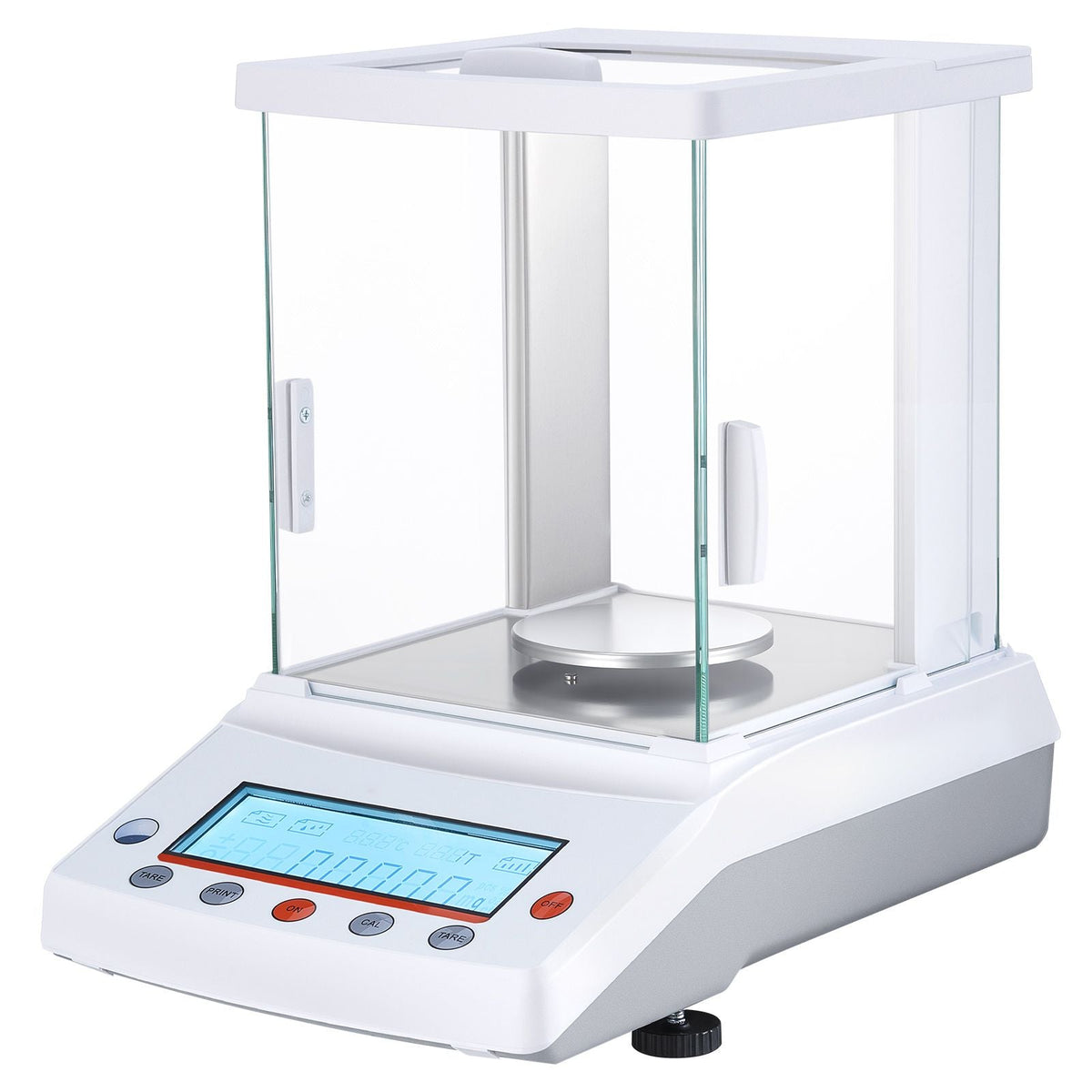 Analytical Balance, 120 g x 0.1 mg, 0.0001 g High Precision Accuracy Lab Scale, g/oz/ct/mg 4 Units Electronic Digital Analytical Balance with Glass Draft Shield, for Laboratory Jewelry Pharmacy