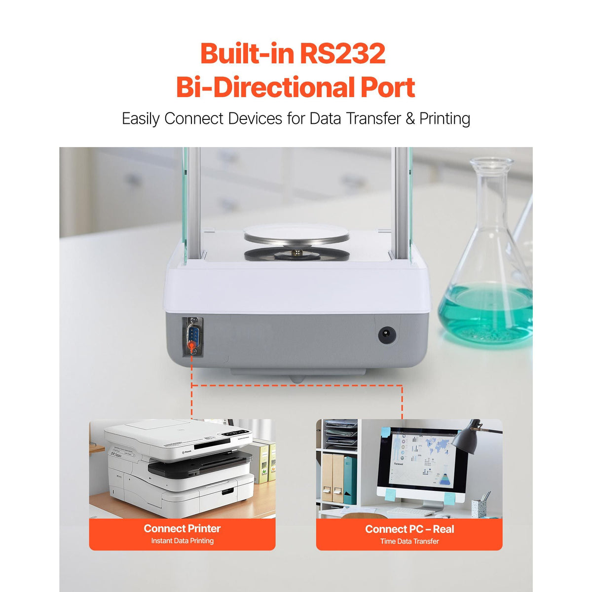 Analytical Balance, 220 g x 0.1 mg, 0.0001 g High Precision Accuracy Lab Scale, g/oz/ct/mg 4 Units Electronic Digital Analytical Balance with Glass Draft Shield, for Laboratory Jewelry Pharmacy