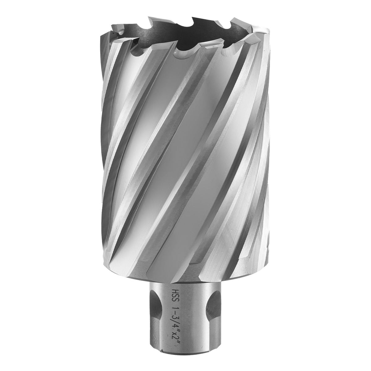 Annular Cutter Set, 6 pcs Universal Shank Mag Drill Bits, 1" to 2" Cutting Diameter, 2" Cutting Depth, M2AL High-Speed Steel, with 2 Pilot Pins and Portable Case, for Using with Magnetic Drills