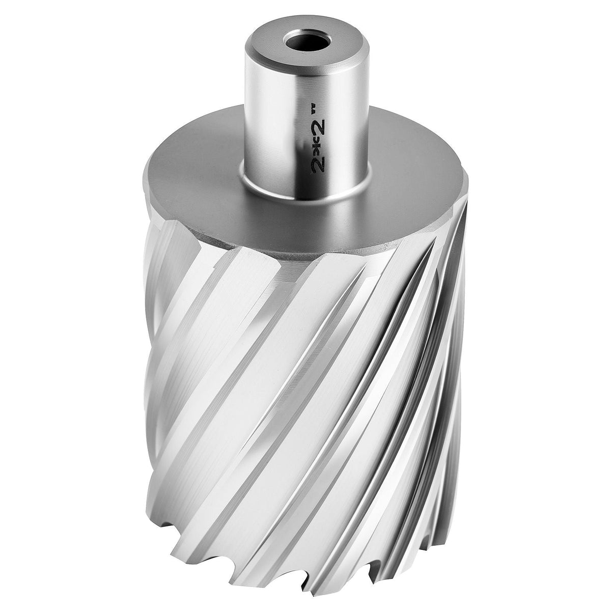 Annular Cutter Set, 8 pcs Weldon Shank Mag Drill Bits Kit, 2" Cutting Depth, 7/8" to 2" Cutting Diameter, HSS, 6 Drill Bits with 2 Pilot Pins, Plastic Case, for Magnetic Drills, Steel, Aluminum