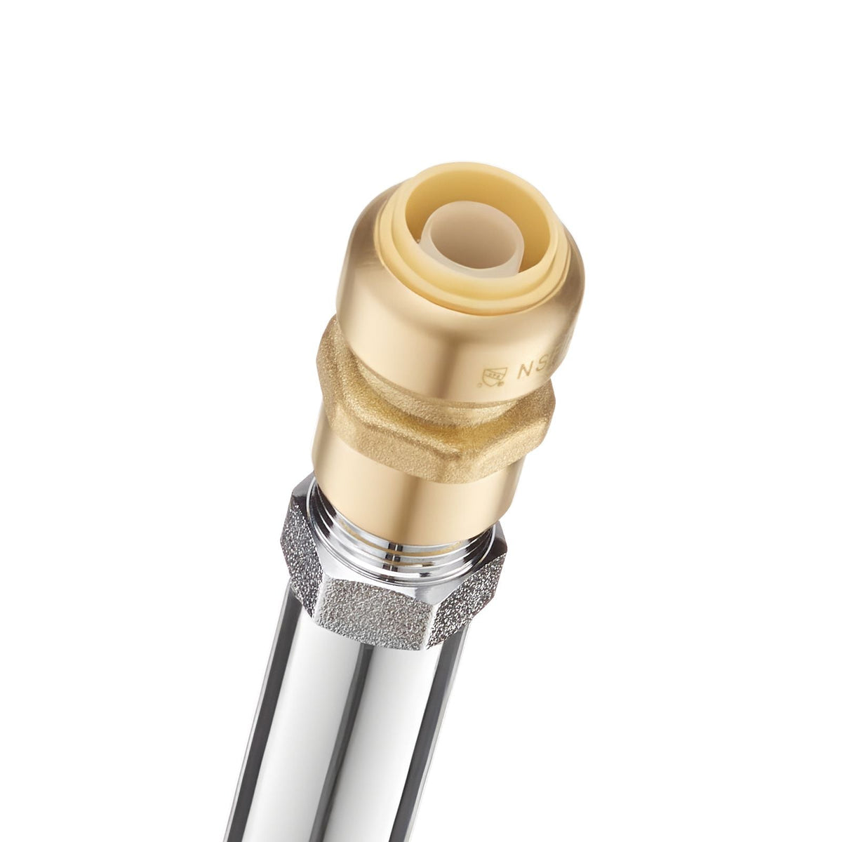 Anti-Siphon Frost-Proof Sillcock, 12" Freeze Proof Outdoor Faucet Bib with Backflow Preventer, 1/2" Push-to-Fit Connector X 3/4" Hose Bibb, No Lead Frost-free Spigot for PEX Copper CPVC Pipes